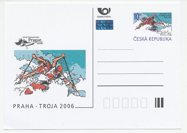 Postal stationery Czechoslovakia 2006 Canoeing - World Championship