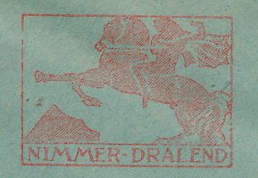 Meter cover Netherlands 1939 Knight - Horse