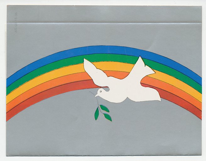 Postal stationery Brazil - Aerogramme Peace dove - Rainbow
