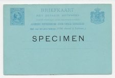 Briefkaart G. 30 - SPECIMEN