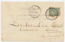 Lichtenvoorde 1903 - Gefrankeerd met briefkaart uitknipsel