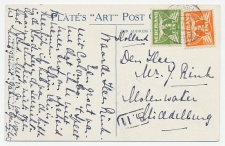 Postagent Amsterdam - Batavia 1928 : Ceylon - Middelburg
