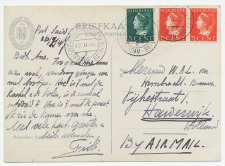 Postagent Amsterdam - Batavia (2) 1947 : Port Said - Harderwijk