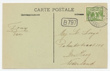 Postagent Rotterdam - Batavia 1926 : Frankrijk - Den Haag 