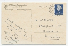 Postagent SS Maasdam 1966 : naar Ermelo