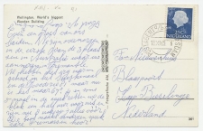 Postagent SS Maasdam 1965 : Nieuw Zeeland - Biezelinge
