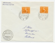 Postagent SS Rotterdam (9) 1964 : naar Leeuwarden