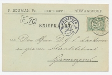 Firma briefkaart Beurtschipper Numansdorp 1908