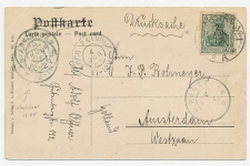 Stuttgart Duitsland - Amsterdam 1906 - Doorgezonden