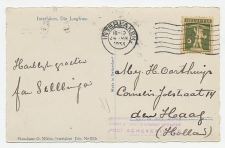 Zwitserland - Den Haag 1933 - Bevorder adres post Scheveningen
