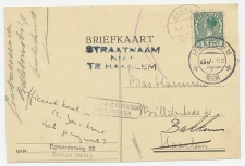 Bakkum - Haarlem 1928 - Terug afzender