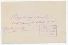 Gouda - Apeldoorn 1888 - Afzender Directeur Postkantoor
