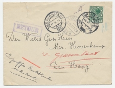 s Graveland - Den Haag 1939 - Onvolledig adres - Retour
