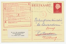Tilburg - Rotterdam 1968 - Terug afzender