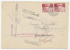 Zwitserland - Amsterdam 1950 - Informatie Bevolkingsreg. 