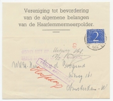 Hoofddorp Haarlemmermeer - Amsterdam 1954 - Adres onbekend      