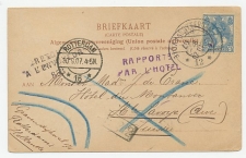 Rotterdam - Zwitserland 1907 - Onbestelbaar - Retour