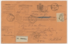 Em. 1872 Pakketkaart Middelburg - Belgie 