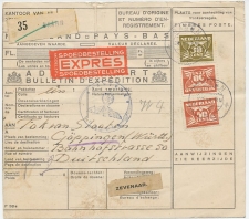 Em. Duif Expresse Pakketkaart Baarn - Duitsland 1943 