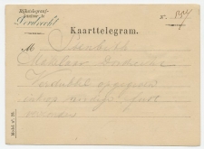 Kaarttelegram Dordrecht - Gebruikt tussen 1876 / 1879
