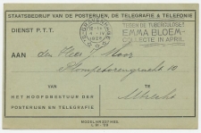 Dienst PTT Den Haag - Utrecht 1928 - Betr. Naamlijst Telefoon