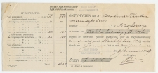 Hoofddorp Haarlemmermeer 1919 - Kwitantie Rijkstelefoon