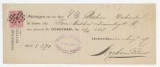 Em. 1872 Arnhem - Oudewater - Kwitantie 