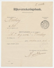 Voorburg 1904 - Kwitantie Rijksverzekeringsbank