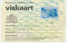 Viskaart Kleine visakte 1976 / 1977