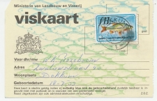 Viskaart Kleine visakte 1977 / 1978