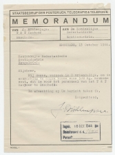 Memorandum PTT Enschede - Hengelo 1944 - Aanvraag keukenzout