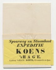 Amsterdam - Den Haag 1848 - Expeditie Koens