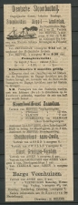 Advertentie 1892 Diverse Stoombootdiensten
