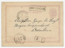 Trein takjestempel : Amsterdam - Emmerich 1871
