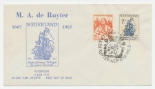FDC / 1e dag Em. De Ruyter 1956