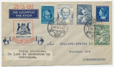 Nijmegen - Zuid Afrika 1946 - Etiket: Terug afzender - Te laat
