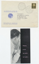 PTT Introductiefolder ( Engels ) Em. Kankerbestrijding 1955