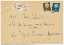 Em. Juliana Aangetekend Halfweg Zwanenburg - Apeldoorn 1964