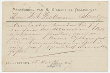 Briefkaart G. 27 Particulier bedrukt Vlaardingen 1887