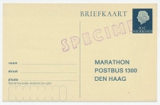 Briefkaart G. P 330 b - SPECIMEN
