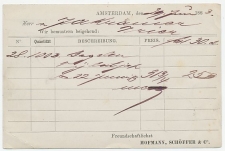 Briefkaart G. 25 Particulier bedrukt Amsterdam 1883