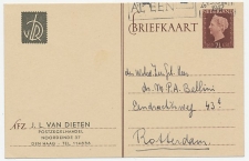 Briefkaart G. 293 Particulier bedrukt Den Haag 1947 