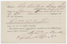 Briefkaart G. 25 Particulier bedrukt  Amsterdam 1883