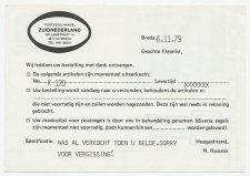 Briefkaart G. 357 Particulier bedrukt  Breda 1979