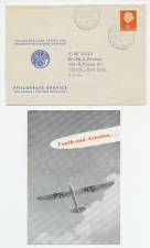 PTT Introductiefolder ( Engels ) Em. Luchtvaartfonds 1954