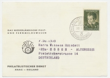 PTT Introductiekaart ( Duits ) Em. Lepra 1956 N.N.G.