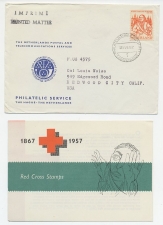 PTT Introductiefolder ( Engels ) Em. Rode Kruis 1957 