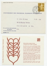PTT Introductiefolder ( Engels ) Em. Anti honger 1963
