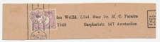 Drukwerkrolstempel / wikkel - Zutphen 1916