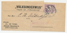 Em. Vurtheim Drukwerk wikkel Deventer 1916 - Voorafstempeling 